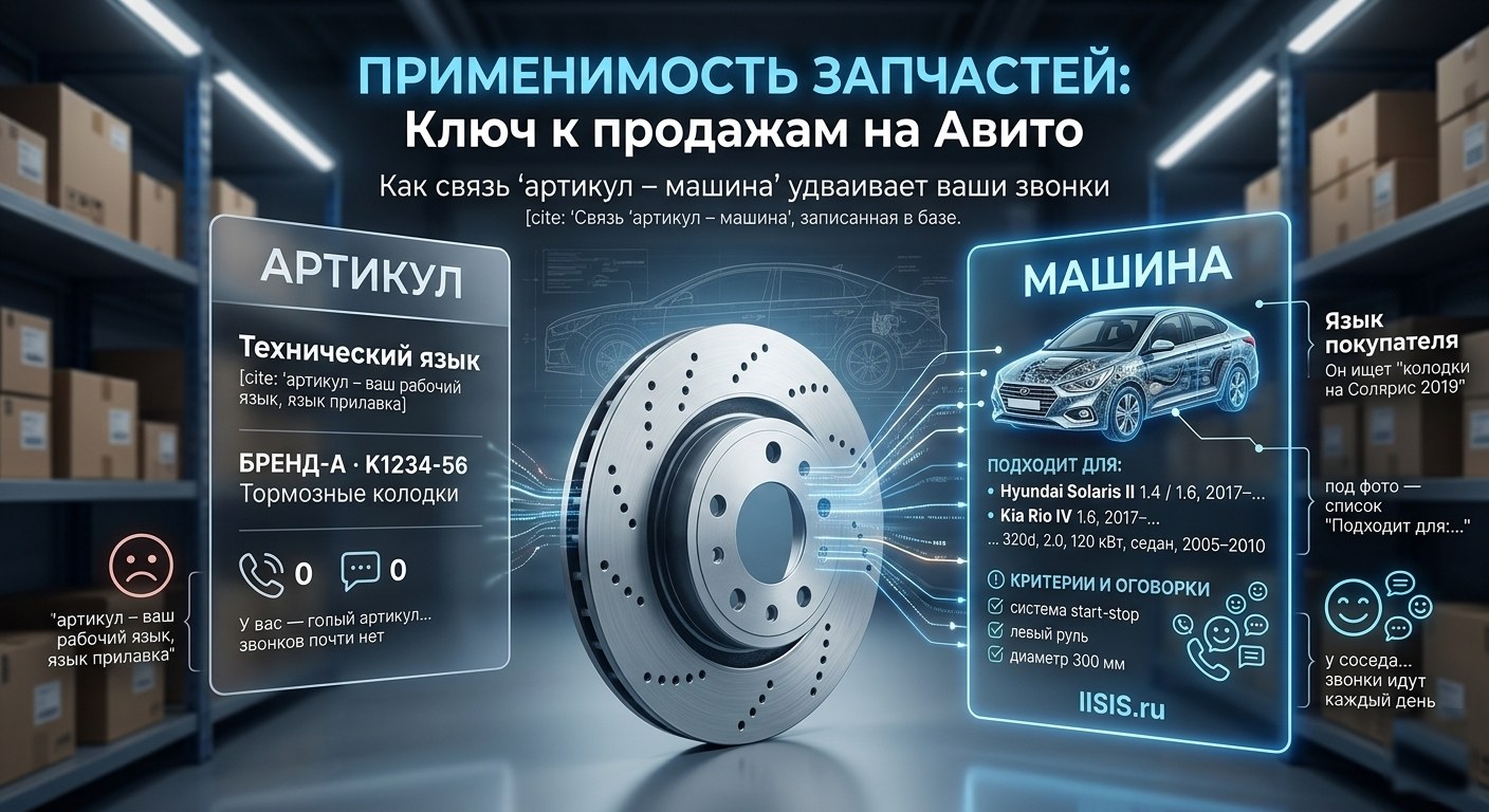 Применимость запчастей к автомобилям: как она устроена и как попадает в прайс